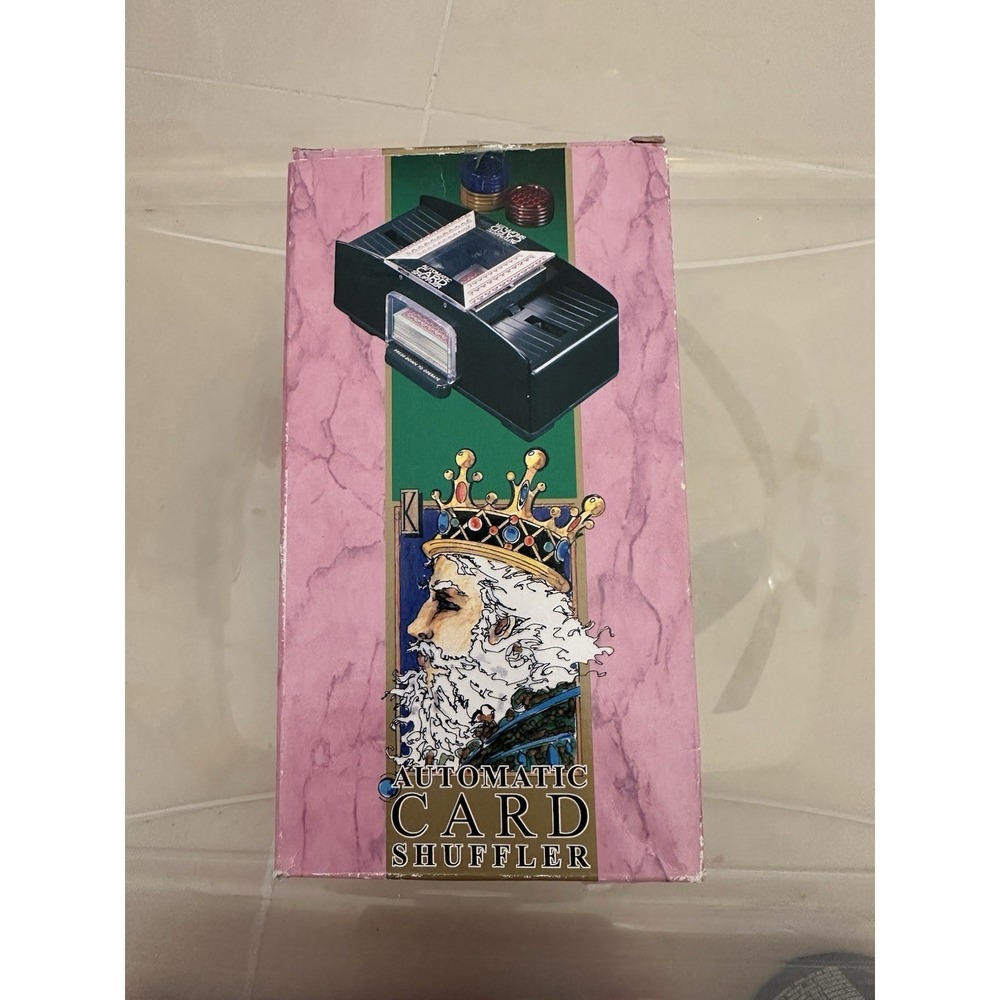 New in box vintage card shuffler poker item card game